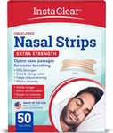 Instaclear Extra-strength Nasal Strips, 50 Ct Works Instantly, Breathe Be New. Price: $30.92.