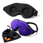 Dream Essentials Escape Luxury Travel Sleep Mask W/carry Pouch & Earplugs Purple New. Price: $14.99.