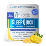 Relaxium Sleepquick Gummies - Aid + Gut 60 Count (pack Of 1), Yellow New. Price: $23.49.