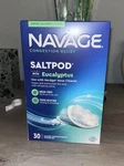 *new* Navage With Eucalyptus Saline Concentrate Capsules, 30 Pods. Price: $20.00.