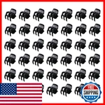 100PCS Tiny Hair Clips For Girls Women, 1CM Black Mini Plastic Claw Non-slip New. Price: $15.09.