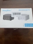 Sleepbox Noise Machines With 25 Soothing Sounds 36 White, Used. Price: $25.00.