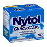 6 Pack Nytol Nighttime Sleep Aid Quick Capsules 32 Each New. Price: $44.48.