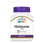 21ST Century Melatonin 3 Mg Tablets, 200 Count (pack Of 1), Clear New. Price: $13.05.