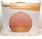 Thybro Sunrise Alarm Clock:wake Up Light ,wood Grain ,30 Sounds White Noise New. Price: $53.00.