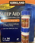 New Kirkland Sleep Aid - 96 Tabs/bottle (192 Tablets) Exp: 05/2028. Price: $12.95.