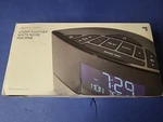 Sharper Image Sound Soother White Noise Machine & Radio Alarm Clock New Box Open. Price: $45.00.