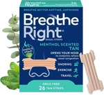 Breathe Right Extra Strength Nasal Strips, Menthol Scented, Drug Free, Tan New. Price: $26.39.