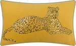Jwh Leopard Print Throw Pillow Cover Decorative Velvet Cushion With Gold Foil New. Price: $35.73.