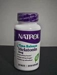 Natrol Melatonin 5MG Time Release 100 Tablets Sleep Aid New. Price: $9.00.
