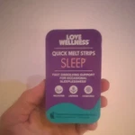 Love Wellness Quick Melt Strips Sleep Aid Fast Dissolving Melatonin 5MG 15CT New. Price: $8.99.