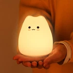 Zklili Night Light For Kids Lamp, 16 Colors Cute, 9*8.9*10.2CM, White New. Price: $18.98.