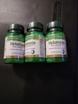 (3) Natures Bounty Melatonin 1MG Tablets, 180 Count -expiration Date 03-2025 New. Price: $23.75.