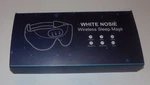 Zhenyemei White Noise Adjustable Wireless Black Sleep Mask New Unused Open Box. Price: $18.99.