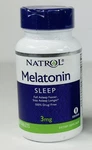 Natrol Melatonin For Sleep, 3MG, 60 Tablets Vegetarian, 100% Drug Free - New. Price: $9.00.