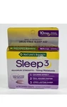 Natures Bounty Sleep Maximum 10MG Melatonin 30 Tablets Triple Action E:10/2025 New. Price: $14.00.