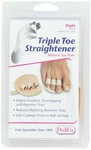 Pedifix Triple Toe Straightener, Foot Right, Beige New. Price: $17.99.