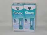 2PK Vicks Sinex Saline Packets 60 Refill Exp. 8/2027 New. Price: $21.00.