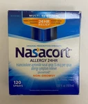 Nasacort 24HR Allergy Nasal Spray 120 Count Exp 06/2026 New. Price: $10.99.