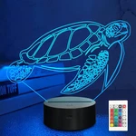 Lampeez Kids 3D Turtle Night Light Optical Illusion With 16 Multicolor New. Price: $42.99.