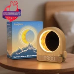 Epochleno Sunrise Alarm Clock, White Noise Machine & Meteor Small, Wood Grain New. Price: $81.07.