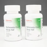 2PK Walgreens Free+pure Melatonin-free Sleep Aid 60 Tablets Each, Exp 10/2026 New. Price: $12.99.