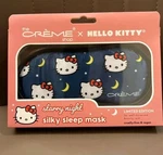The Cr Me Shop Hello Kitty Blue Starry Night Silky Sleep Mask Nwt New. Price: $14.99.