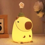 Okayera Cute Capybara Night Light, Squishy Animal Flower Lamp With Rechargeab... New. Price: $35.11.