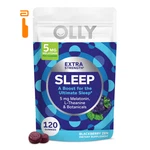 Olly Extra Strength Sleep Gummy, 5 Mg 120 Count (pack Of 1), Purple New. Price: $41.99.