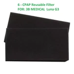 6 Pack Cpap Filter Foam Pollen Luna G3 Machine Reusable New. Price: $7.24.