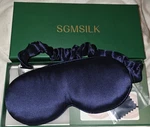 Sgmsilk 100% Mulberry Sleep Eye Mask Adjustable Strap Navy Blue Cover New. Price: $46.45.