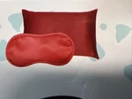 Blue Lagoon Satin Standard Pillowcase Eye Mask Set Spa Collection Red New. Price: $6.89.