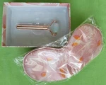 Kate Spade Mini Facial Roller (opalite) & Satin Eye Mask Set:nib Gift New. Price: $17.95.