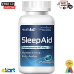 HEALTHA2Z Aid, Diphenhydramine Softgels, 50MG,RESTFUL SLEEPING,250 Count New. Price: $17.99.