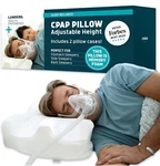 Lunderg Cpap For Side Sleepers - Includes 2 Pillowcases Adjustable New. Price: $58.50.