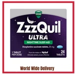 Vicks Zzzquil Nighttime Sleep Aid Ultra Tablets, Doxylamine 25MG 24 Count New. Price: $32.99.