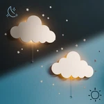 Tip Perk 2 Pack Cloud Light - Floating Wall Lamp For Nursery Cute Flo... New. Price: $86.30.