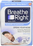 Breathe Right Nasal Strips Clear Sensitive Skin Large Pack Of 4 30 Count New. Price: $72.59.