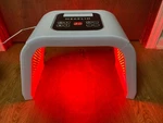 Megelin Rare Red Light Therapy Machine Three Panel 7 With Fan Timer Used. Price: $74.99.