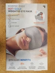 Sharper Image Hot + Cold Weighted Eye Mask - 1B New. Price: $11.99.