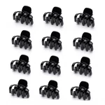 Cobahom 12PK Small 1.2" Plastic Hair Claw Clips For Thin - Quick Updo New. Price: $17.80.
