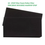 10 Pk, Filter Foam Pollen For Drive Devilbiss Intellipap Cpap, Bipap New. Price: $13.98.
