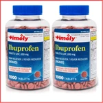 2 Pack Ibuprofen Pain Relief Fever Reducer 1000CT Time-cap Labs, Inc. New. Price: $40.63.