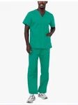 Adar Men Workwear Medical Nursing Doctor Uniform Scrub Set Shirt & Pants New. Price: $18.00.