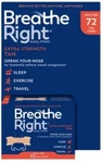 Breathe Right Extra Nasal Strips, 72 Count, Pack New. Price: $58.68.
