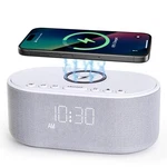 Sound Machine Alarm Clock Wireless Charger: Bluetooth 10W Stereo Speake... New. Price: $81.95.