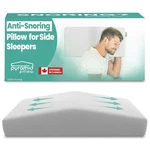 Pyramid Pillow The Original Anti-snoring For Side Sleepers, White New. Price: $106.90.