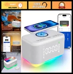 Bluetooth Clock Radio With Dual Alarms, Night Light, Fm, Usb Charge, Snooz New. Price: $82.79.