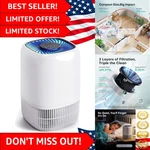 Essential Oil Air Purifier H13 Hepa Filter, 3-SPEED, Compact Design, White New. Price: $50.99.