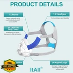 Airfit F20 Cpap Cushion Set Large Headgear Frame Seal Itall Supplies New. Price: $74.40.